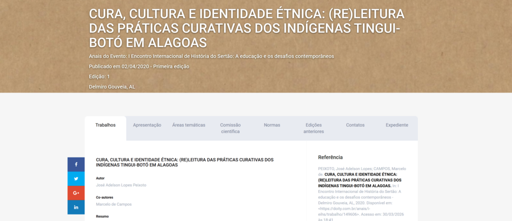 cura, cultura e identidade étinia - marcelo de campos - marcelo tingui